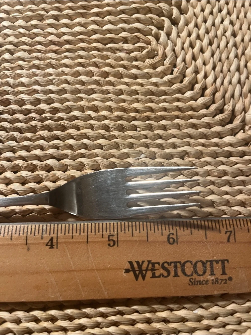 MCM Epic Forged Stainless Small Large Forks with Black Handles - Set of 4 Vtg